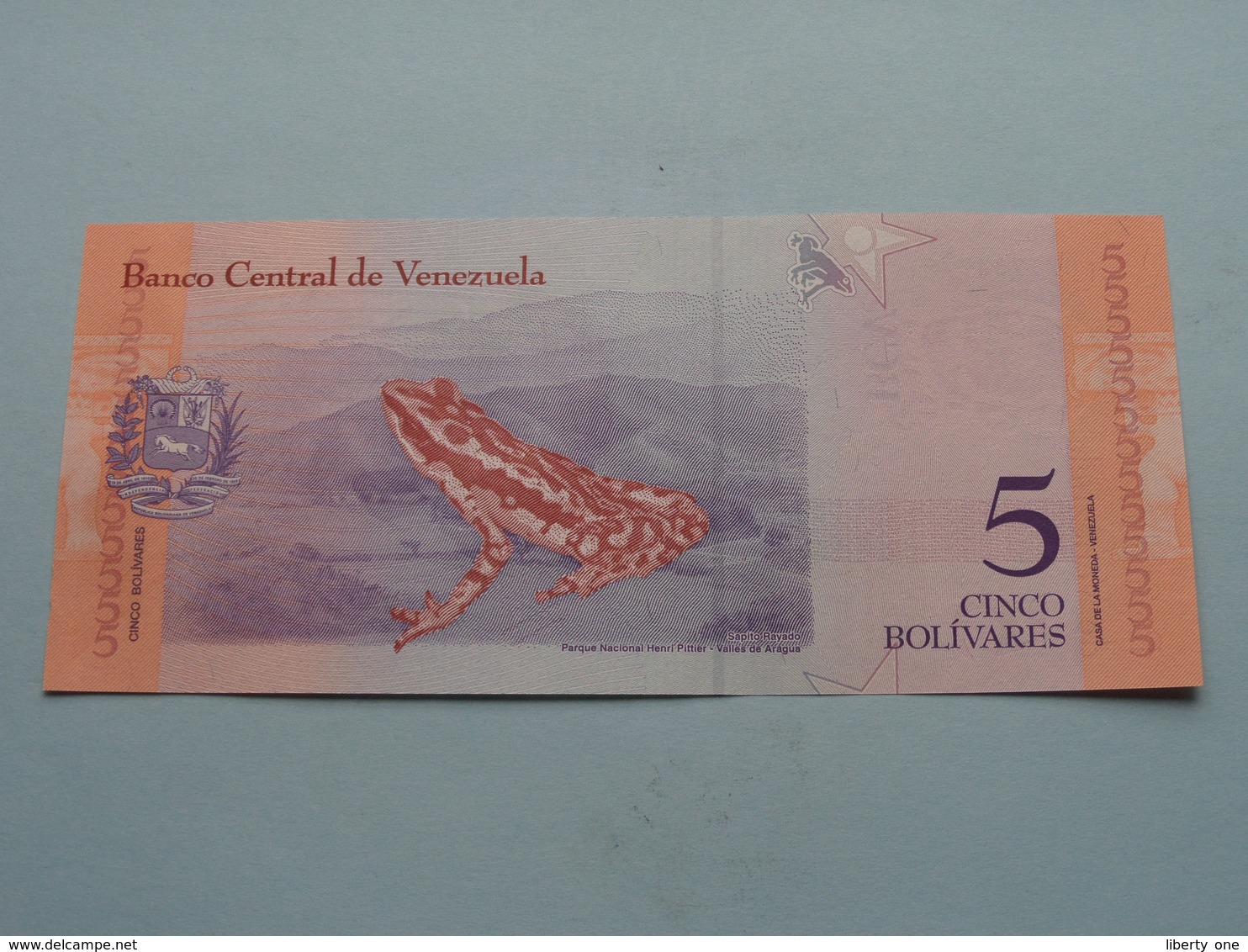 5 - Cinco Bolivares - Republica Bolivariana De Venezuela 2018 ( For Grade, Please See Photo ) ! - Venezuela