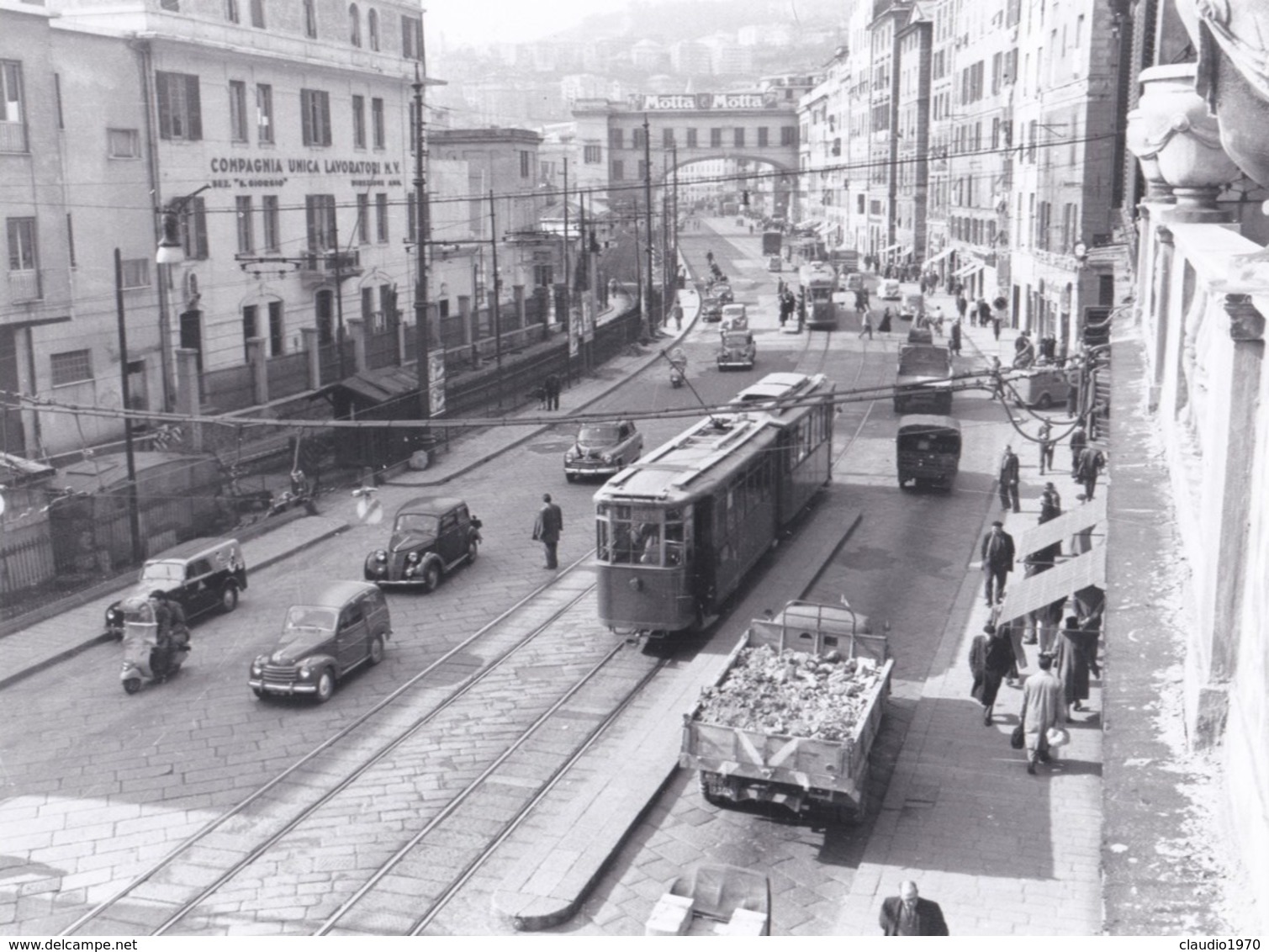 FOTOGRAFIA - GENOVA - TRAM - FOTO ARCHIVIO PUBLIFOTO - Genova (Genoa)