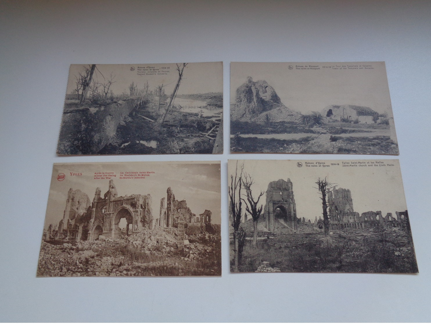 Lot De 20 Cartes Postales De Belgique  Guerre 1914 - 1918 Ruines      Lot Van 20 Postkaarten  België Oorlog Ruinen - 5 - 99 Postkaarten