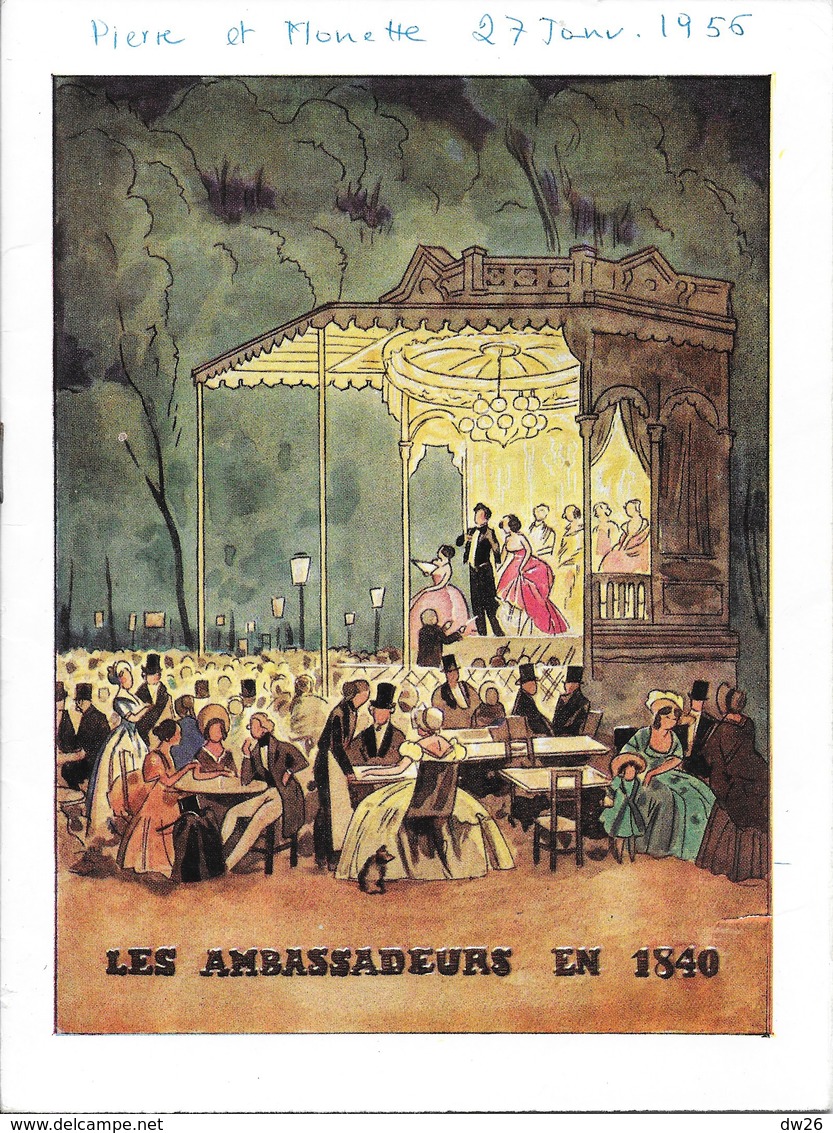 Programme Théâtre Des Ambassadeurs - Pièce L'Espoir D'Henri Bernstein (Gabriel Dorziat, Françoise Spira, Jean Amadou...) - Programme