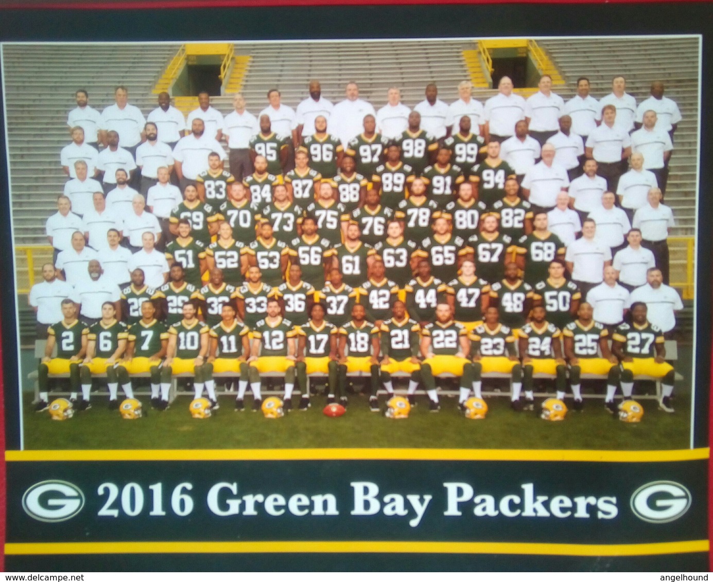 Team Photo 2016 - Green Bay Packers