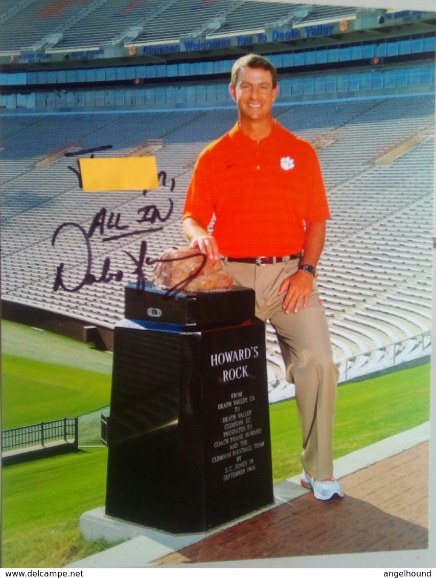 Dabo Swinney - Authographs