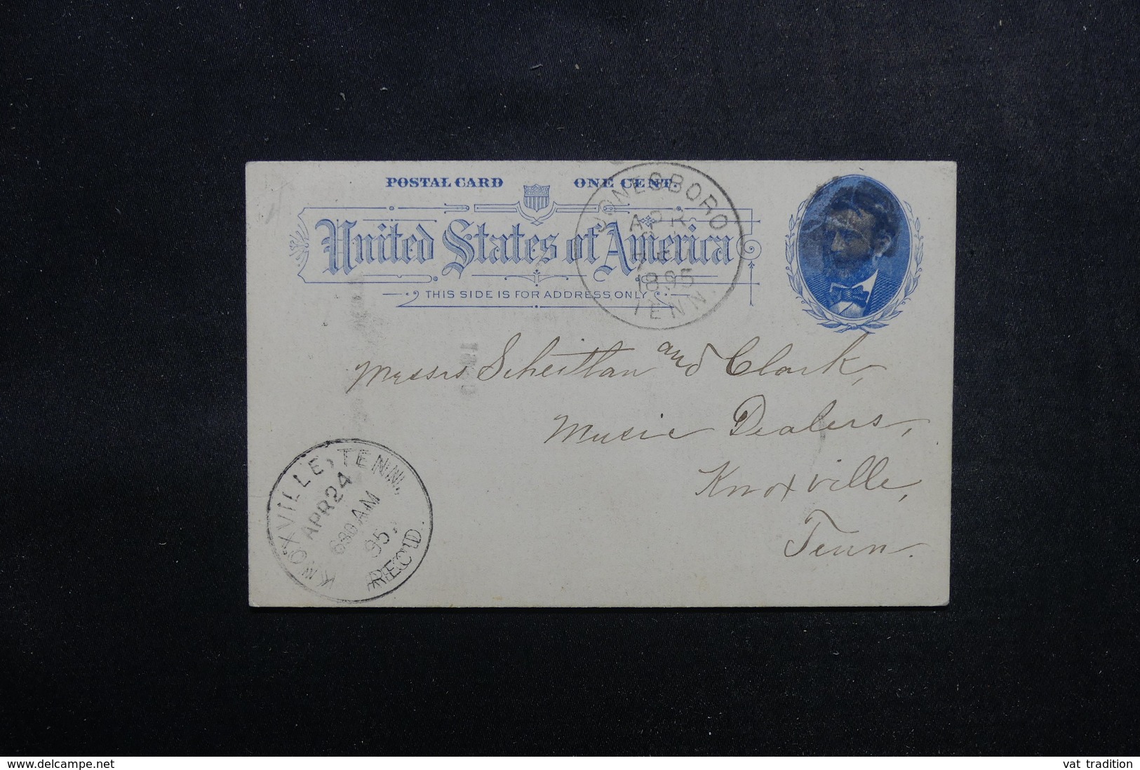 ETATS UNIS - Entier Postal De Jonegboro Pour Oxville En 1895 - L 52931 - ...-1900