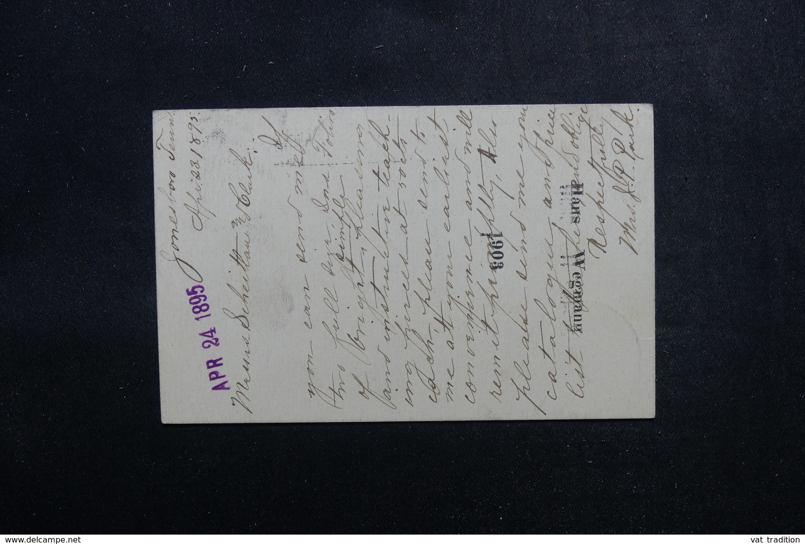 ETATS UNIS - Entier Postal De Jonegboro Pour Oxville En 1895 - L 52931 - ...-1900