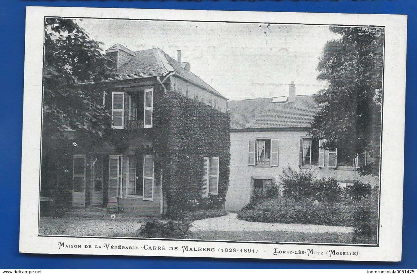LORY-lès-METZ   Maison De La Vénérable Carré De MALBERG  1829/1891      écrite En 1927 - Altri & Non Classificati