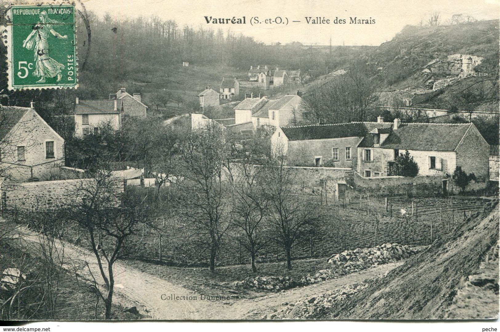 N°3596 T -cpa Vauréal -vallée Des Marais- - Vauréal