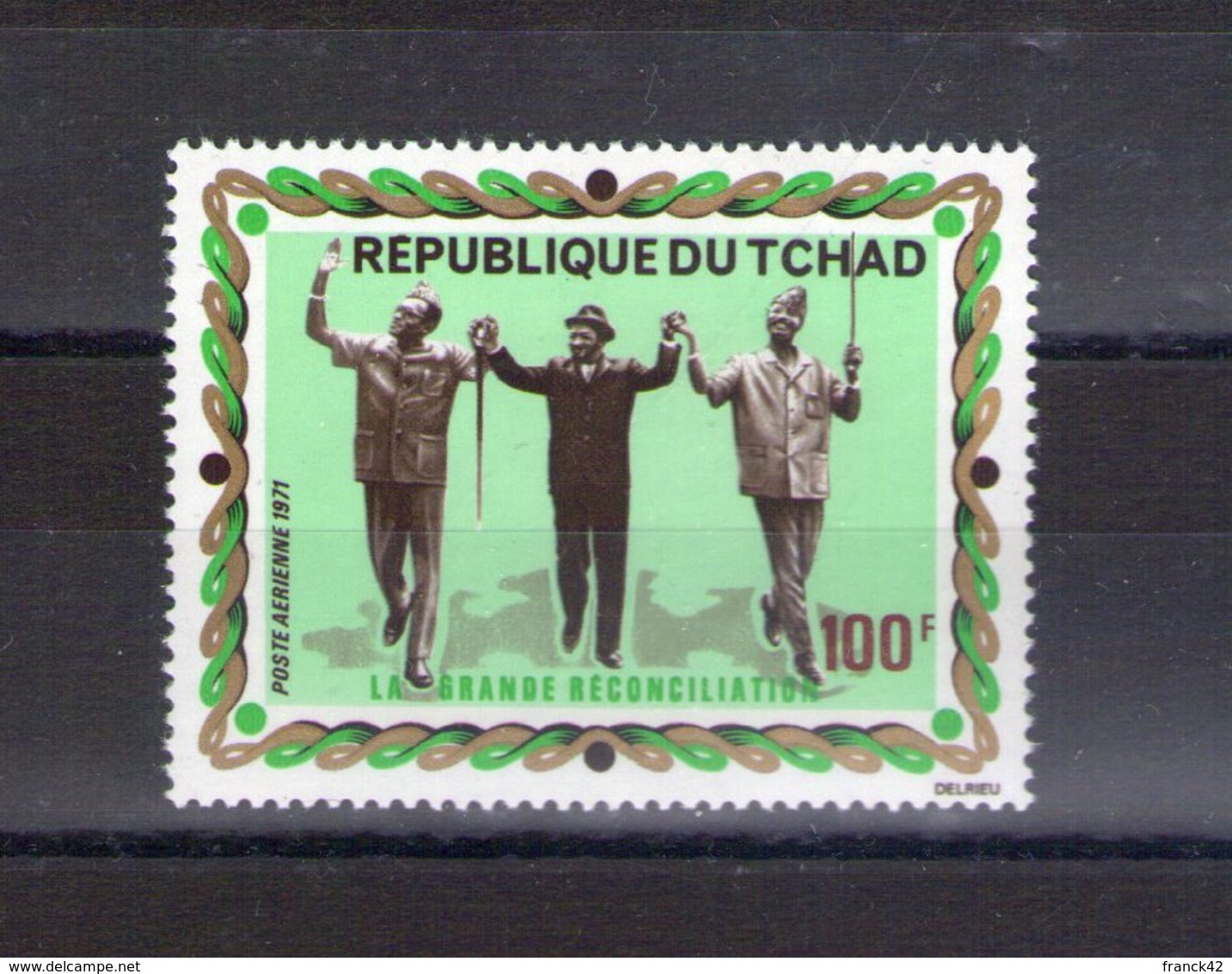 Tchad. Poste Aérienne. La Grande Réconciliation - Tchad (1960-...)