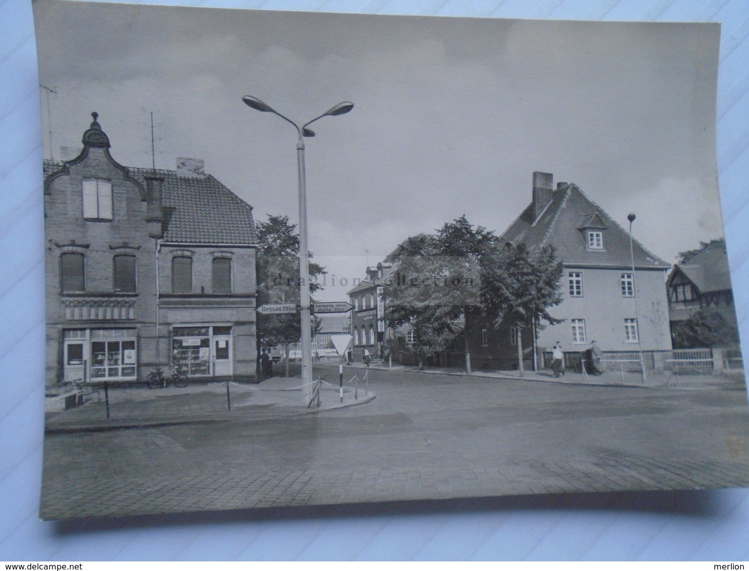 D171000   WOLFEN  (Sachßen-Anhalt) - Leipzieger Srtaße, Ecke Bahnofstraße - Wolfen