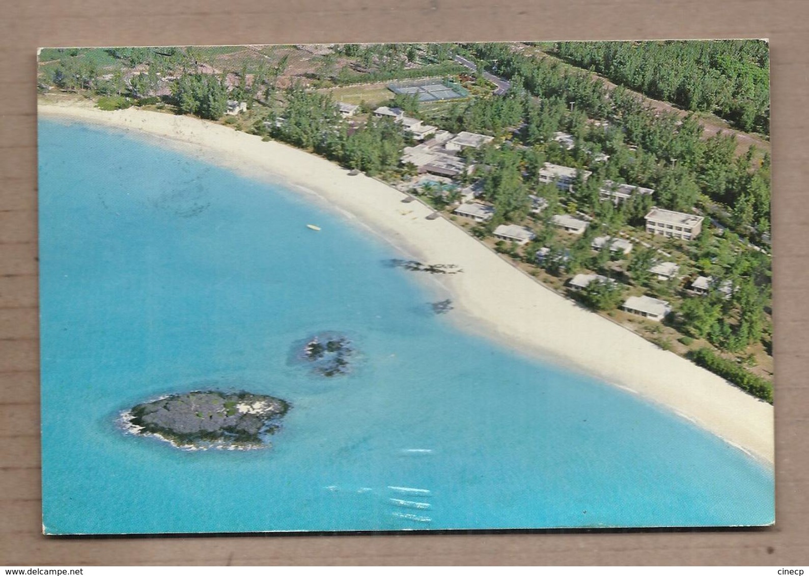 CPSM MAURICE - MAURITIUS - L'ILE MAURICE - Vue Aérienne De BELLE MARE PLAGE - TB PLAN + TB TIMBRE - Maurice