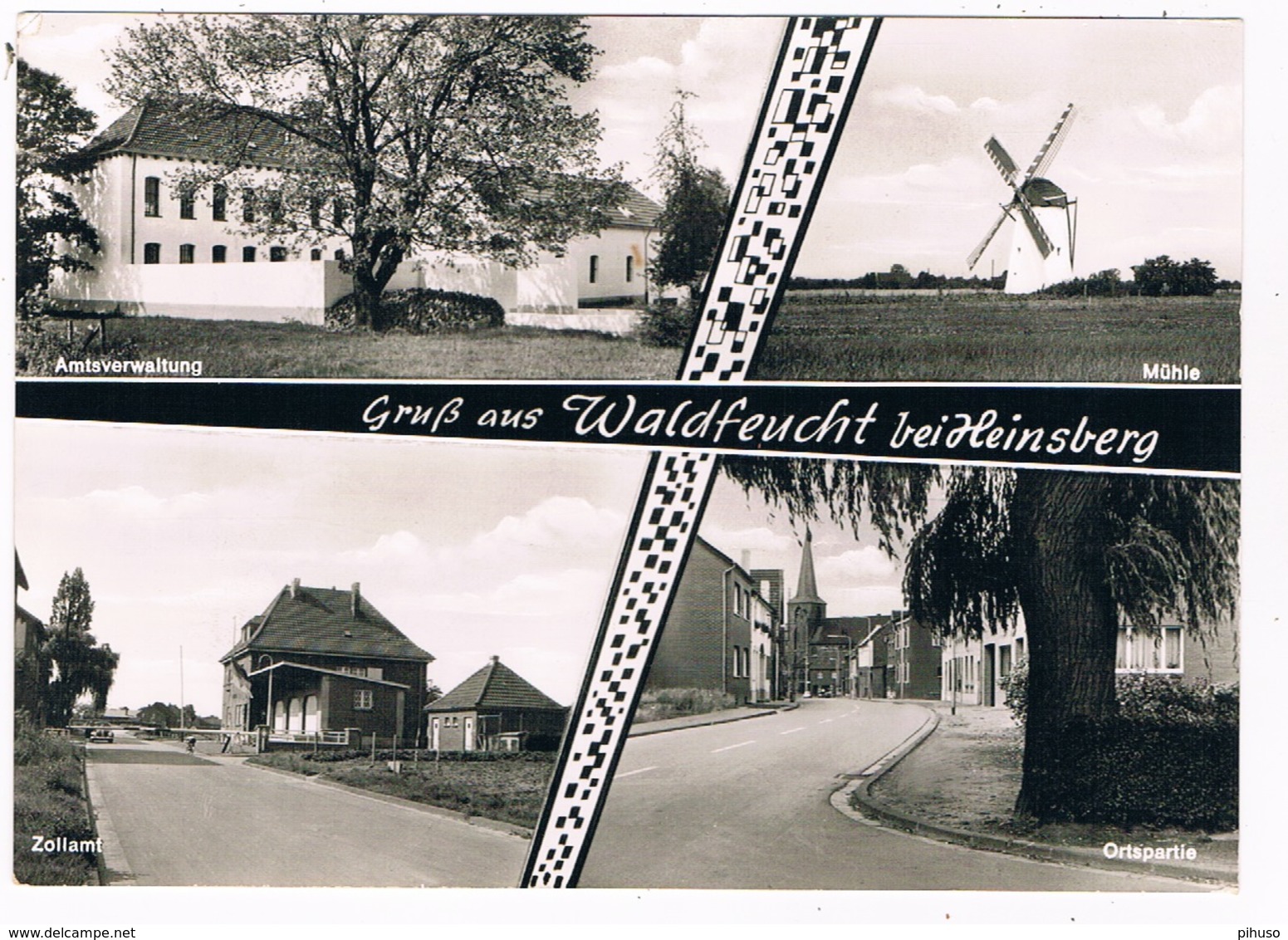 D-10591  WALDFEUCHT : Mit Muhle Und Zollamt ( Windmill, Molen) - Heinsberg