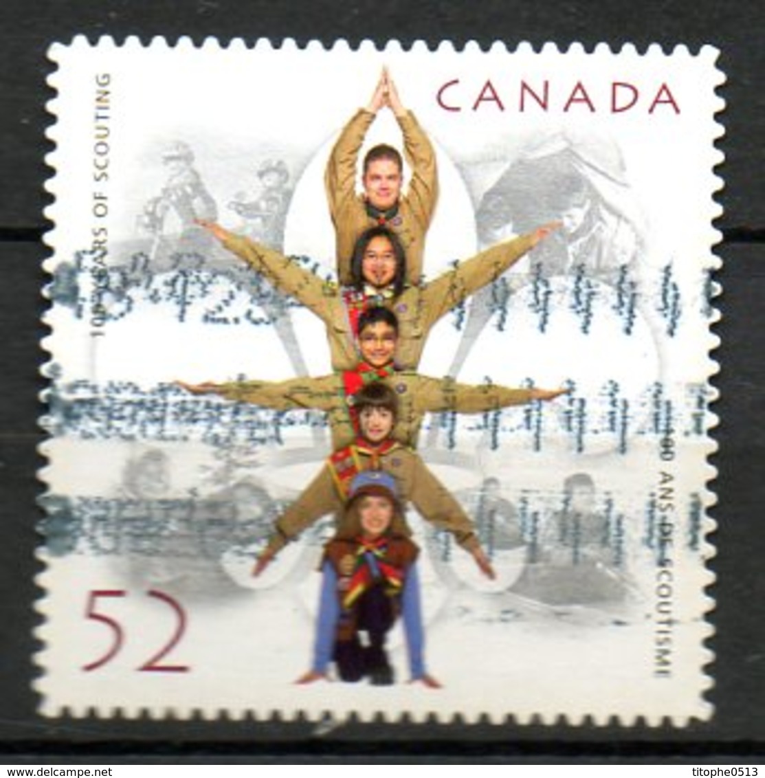 CANADA. N°2303 Oblitéré De 2007. Centenaire Du Scoutisme. - Gebruikt