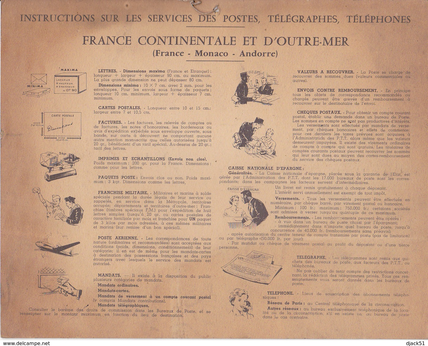 Calendrier 1958 ALMANACH Des Postes, Télégraphes Et Téléphones / Casino De MONTE-CARLO - Tamaño Grande : 1941-60