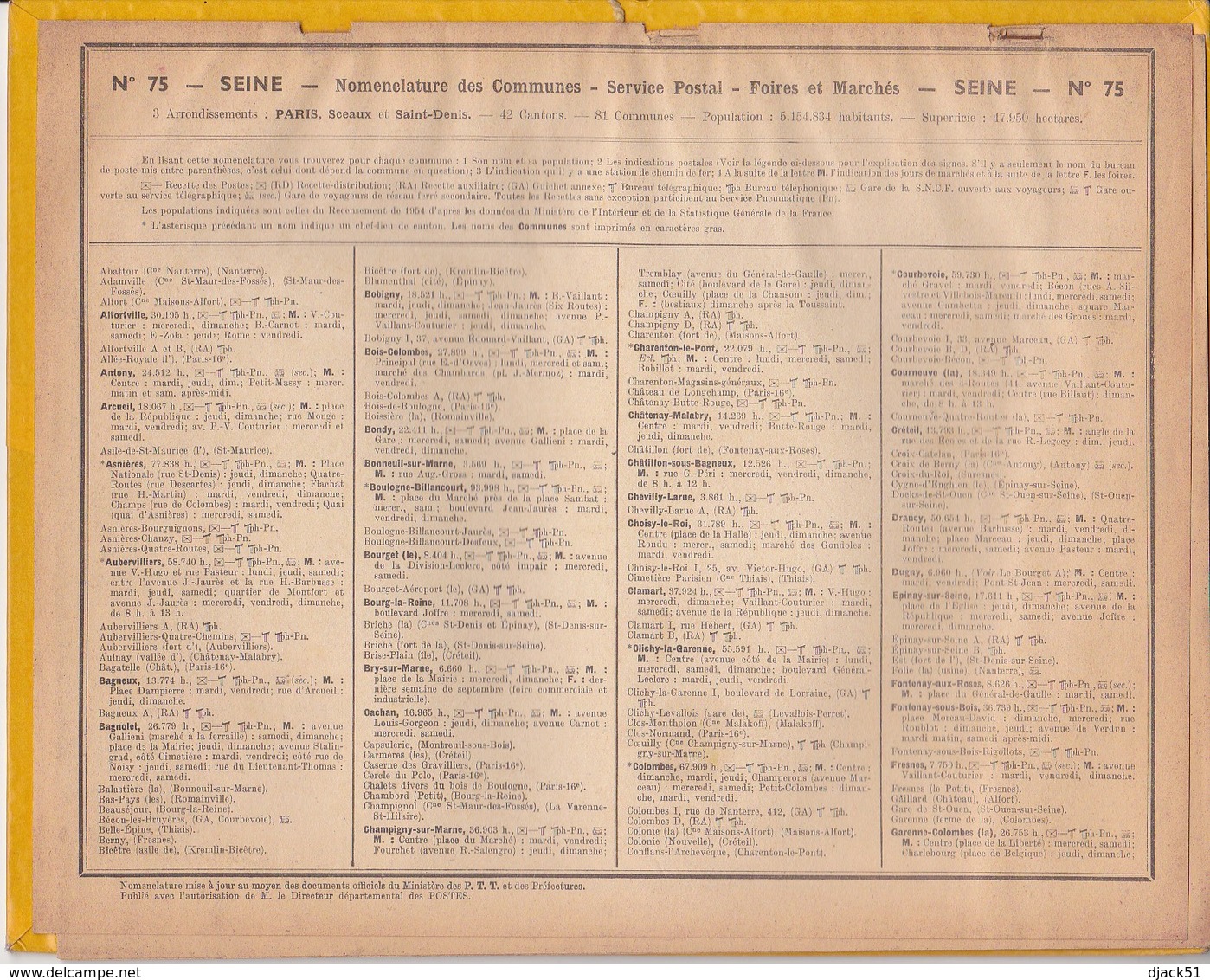 Calendrier 1956 ALMANACH Des Postes, Télégraphes Et Téléphones / LES TOURS DE LA ROCHELLE / SEINE - Grand Format : 1941-60