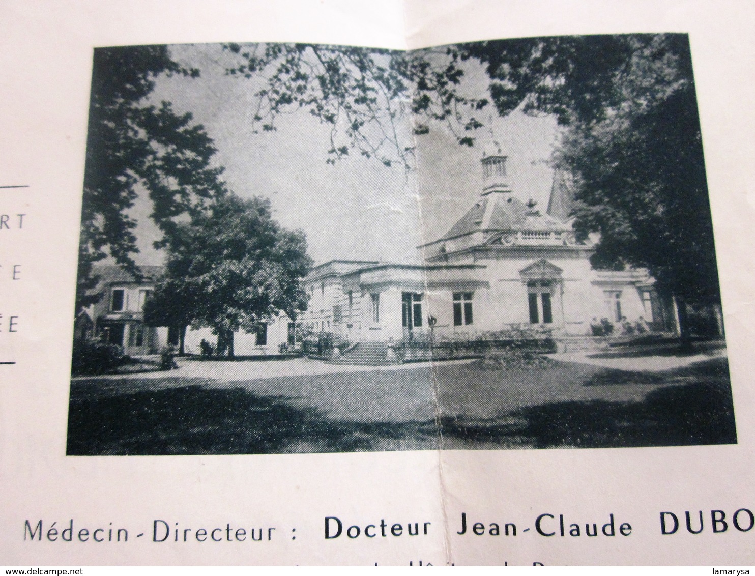 1950 SAUJON Charente Maritime VILLÉGIATURE MÉDICALE Dépliant Publicitaire établissement thermal