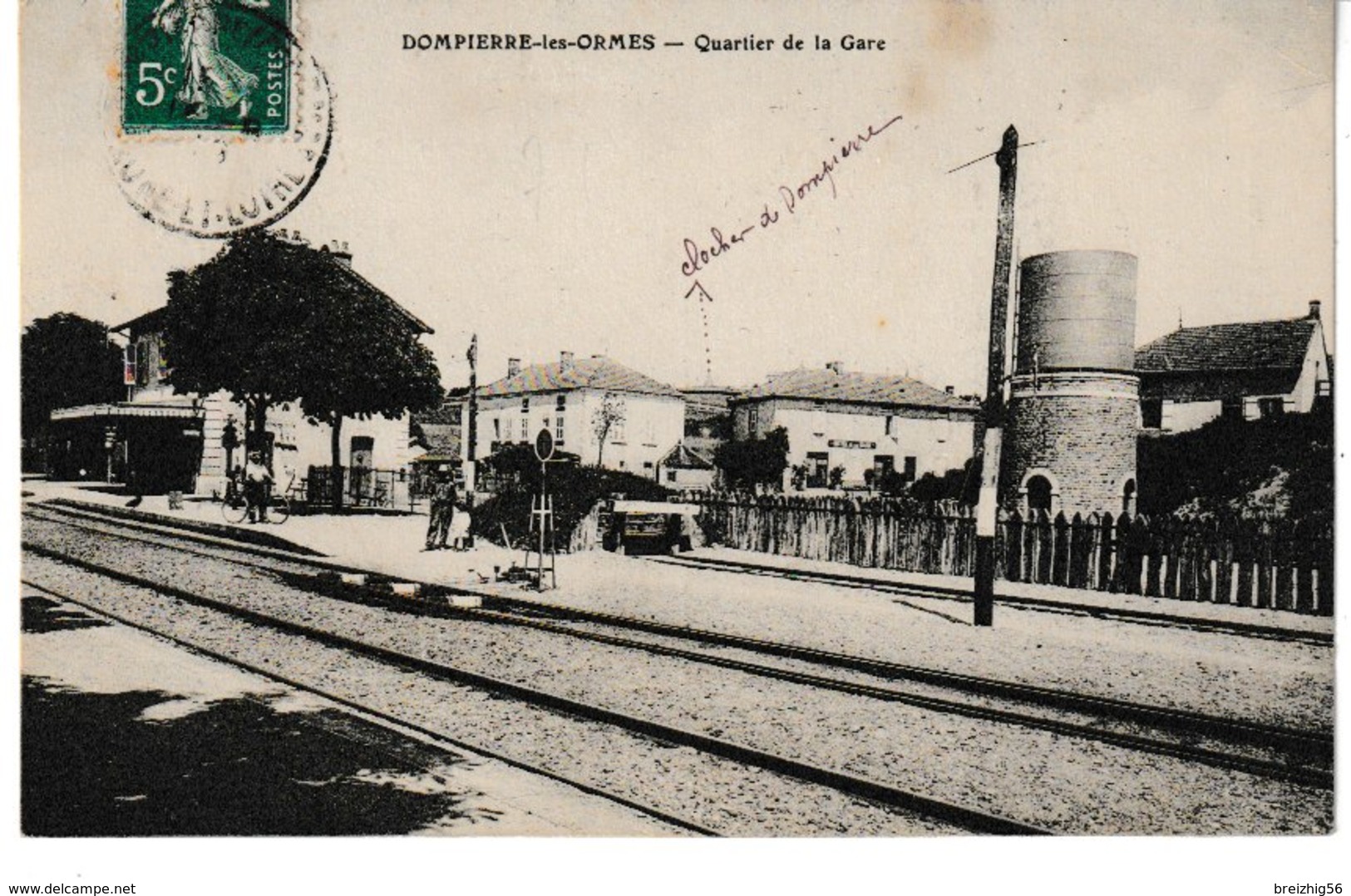 Saône Et Loire DOMPIERRE LES ORMES Quartier De La Gare - Other & Unclassified