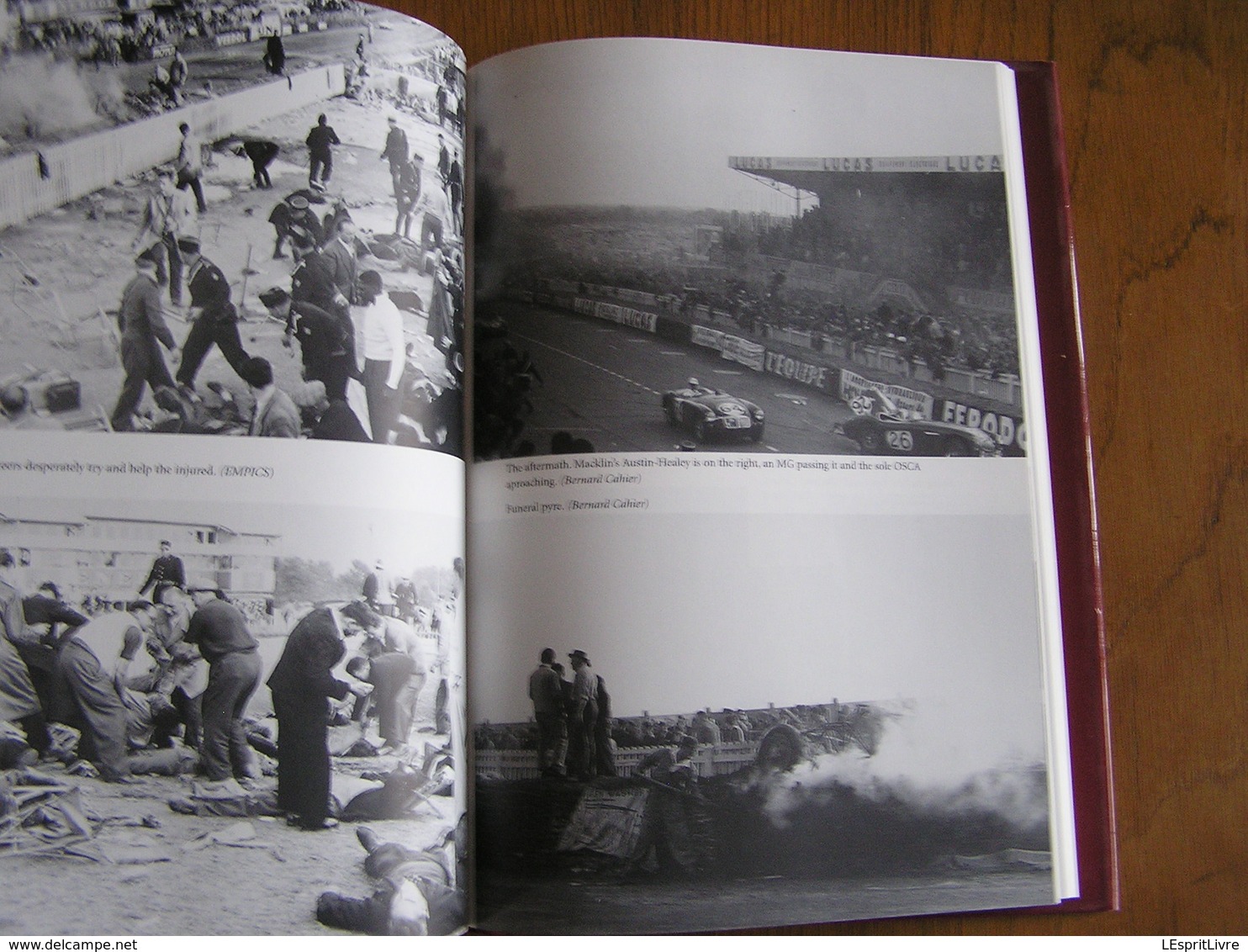 LE MANS ' 55 Racing Cars Course Automobile France Crash Accident Automobile Auto Le Mans 1955 France Motor Racing Race