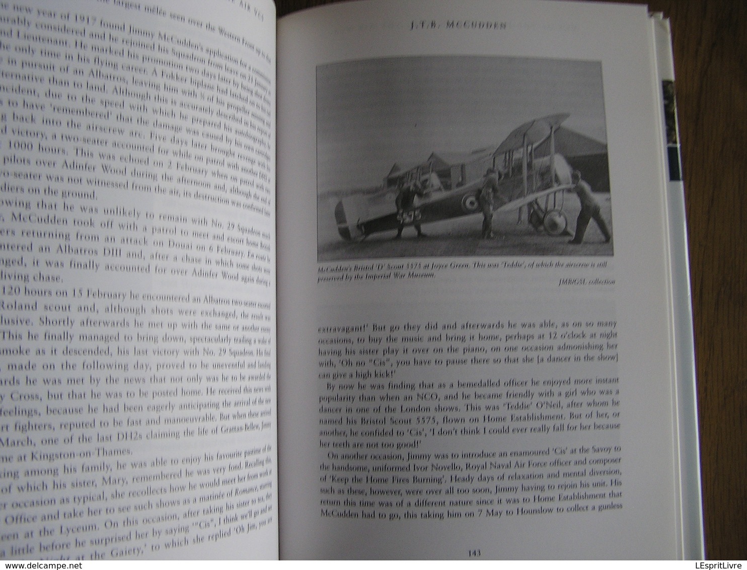 THE AIR VCs Aviation RAF England Avion Aircraft Guerre 14 18 Belgique France Victoria Cross Crosses Décoration Pilot