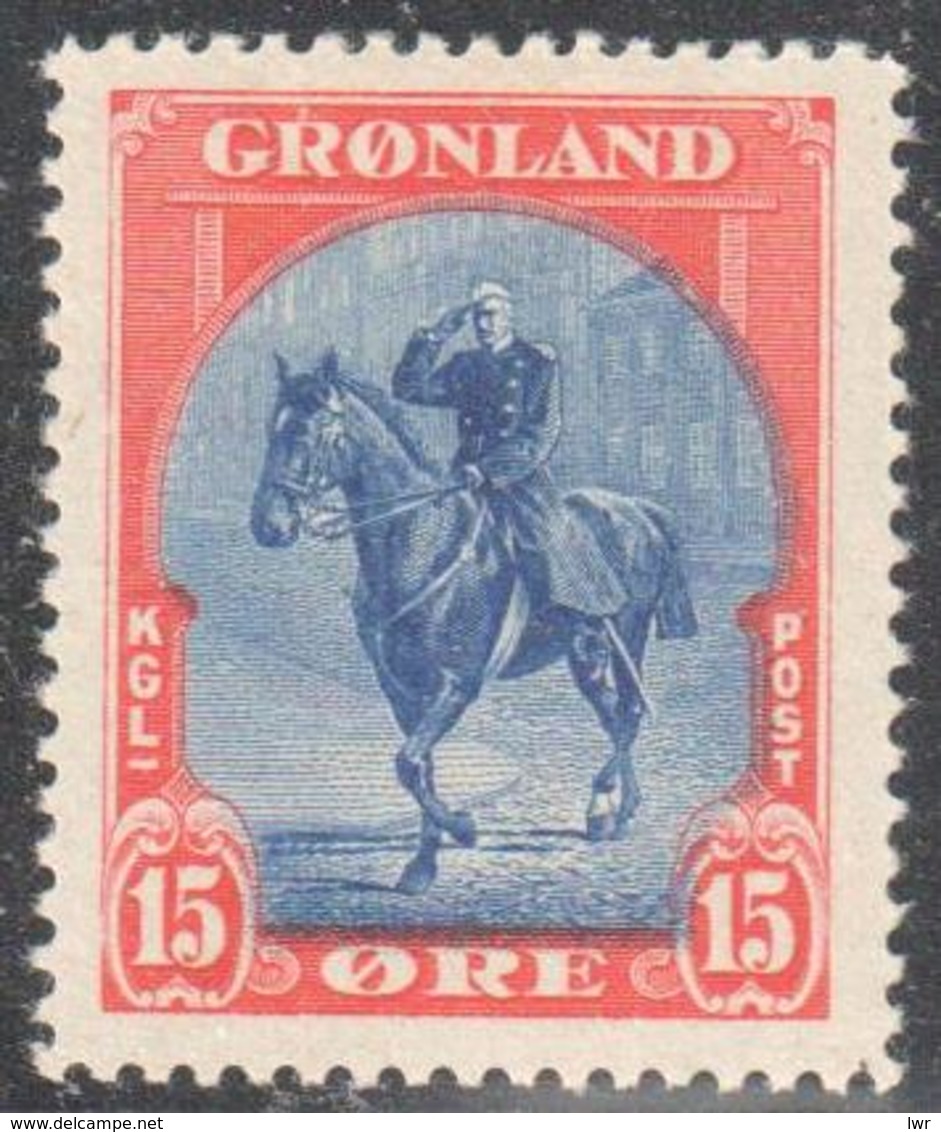 Greenland - King Christian On Horseback - Other & Unclassified