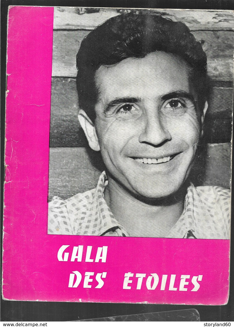 Gilbert Becaud , Gala Des étoiles , Sylvie Vartan à 17 Ans - Programmes