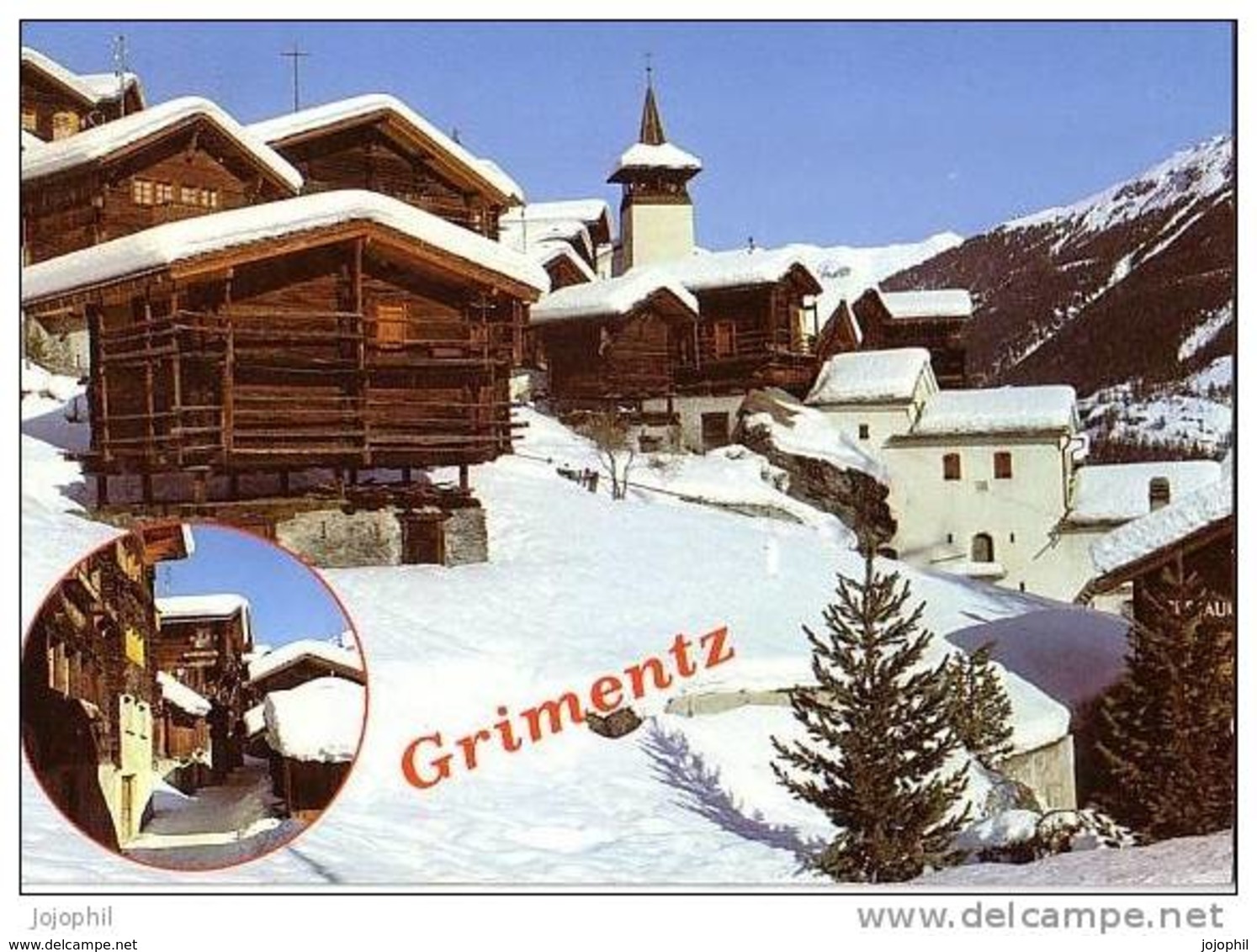 Grimentz Dans Le Val D'anniviers - Circulé 1985 - Anniviers