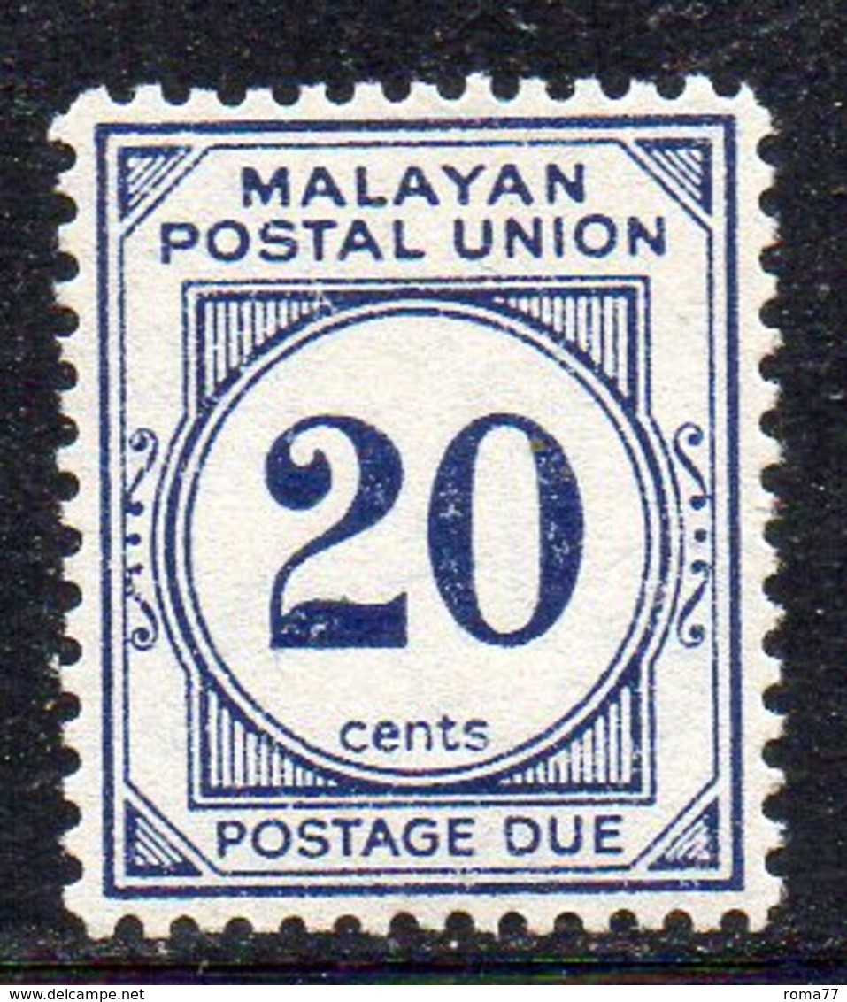 Y437 - MALAYA Federation 1957, Segnatasse Yvert N. 23 ***  MNH (2380A) - Federation Of Malaya