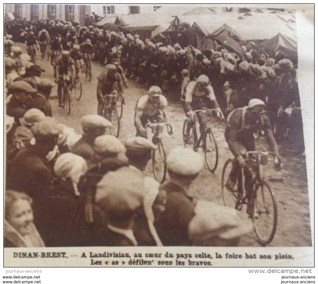 1929 TOUR DE FRANCE - Nicolas FRANTZ - LEDUCQ - FONTAN - CHERBOURG - VALOGNES - BRIQUEBEC - LA HAYE DU PUITS - DESGRANGE