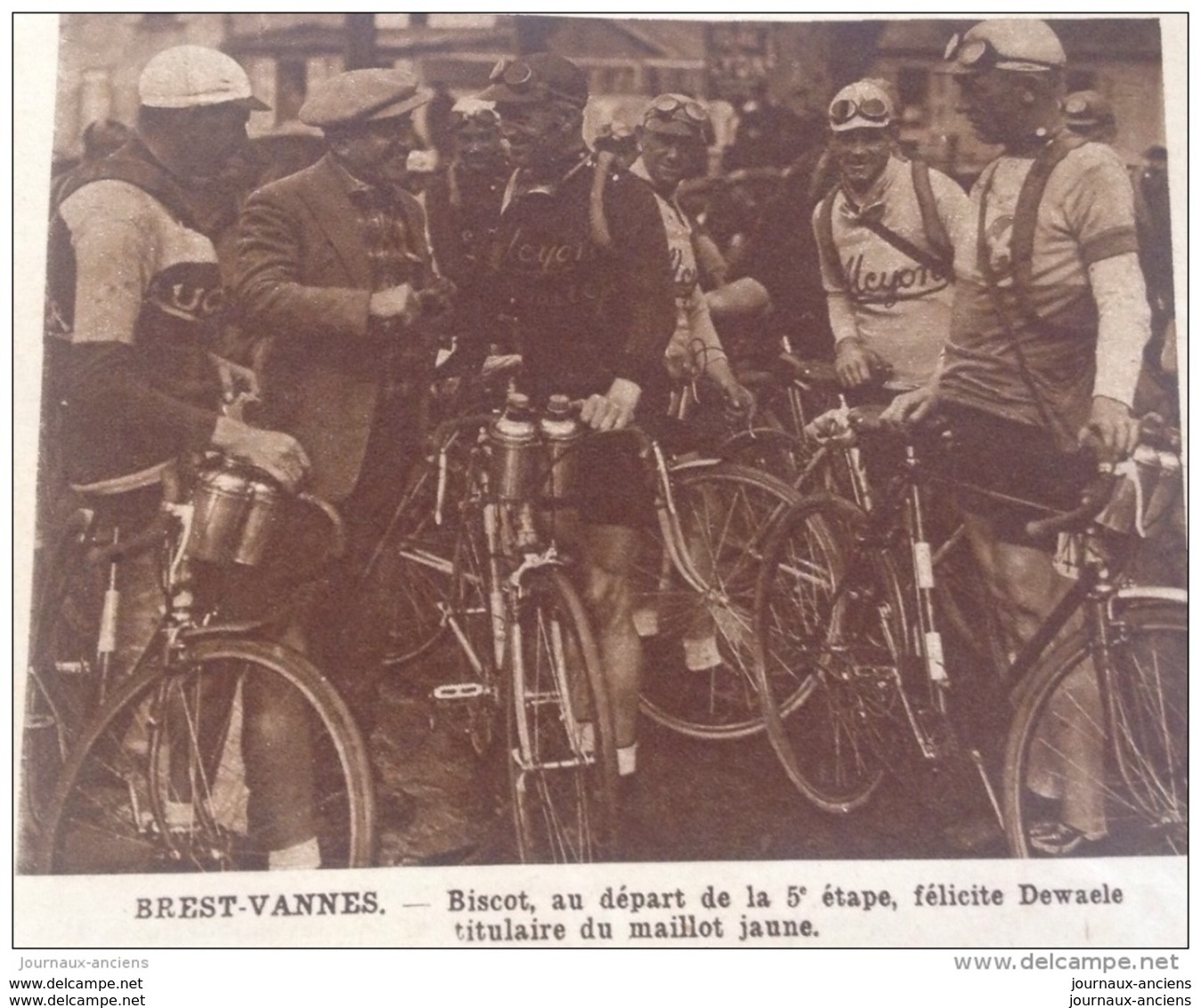 1929 TOUR DE FRANCE - Nicolas FRANTZ - LEDUCQ - FONTAN - CHERBOURG - VALOGNES - BRIQUEBEC - LA HAYE DU PUITS - DESGRANGE