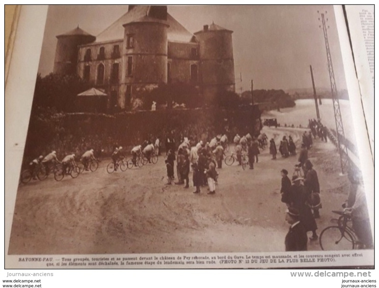 1931 LE TOUR DE FRANCE - PEY REHORADE - SAINT VINCENT DE TYROSSE - PUYMORENS - TOULON LES CHAMPIONS DE RUGBY - Other & Unclassified