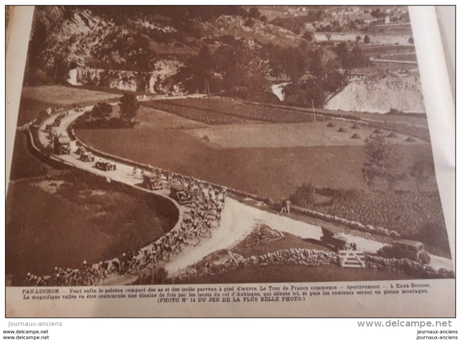 1931 LE TOUR DE FRANCE - PEY REHORADE - SAINT VINCENT DE TYROSSE - PUYMORENS - TOULON LES CHAMPIONS DE RUGBY