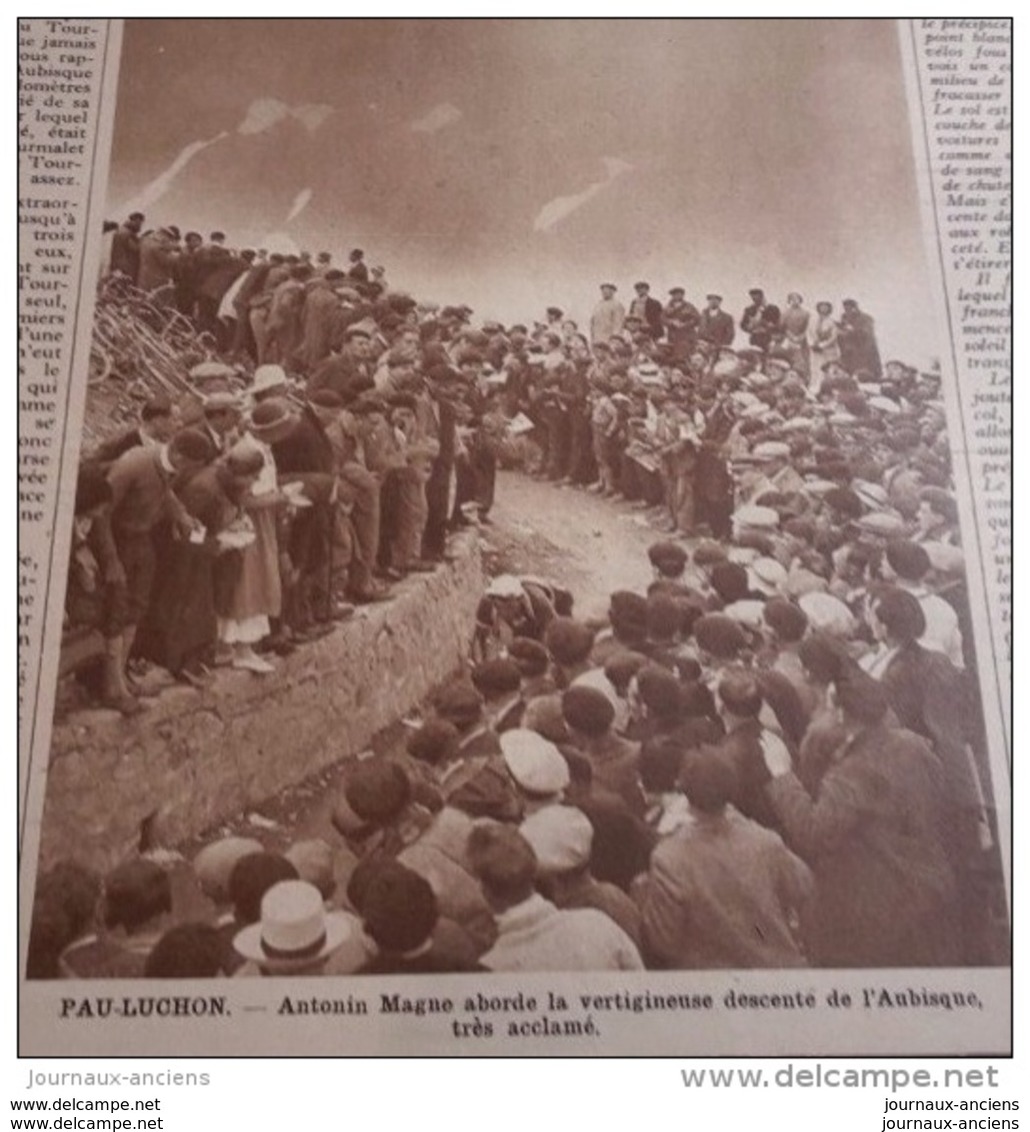 1931 LE TOUR DE FRANCE - PEY REHORADE - SAINT VINCENT DE TYROSSE - PUYMORENS - TOULON LES CHAMPIONS DE RUGBY