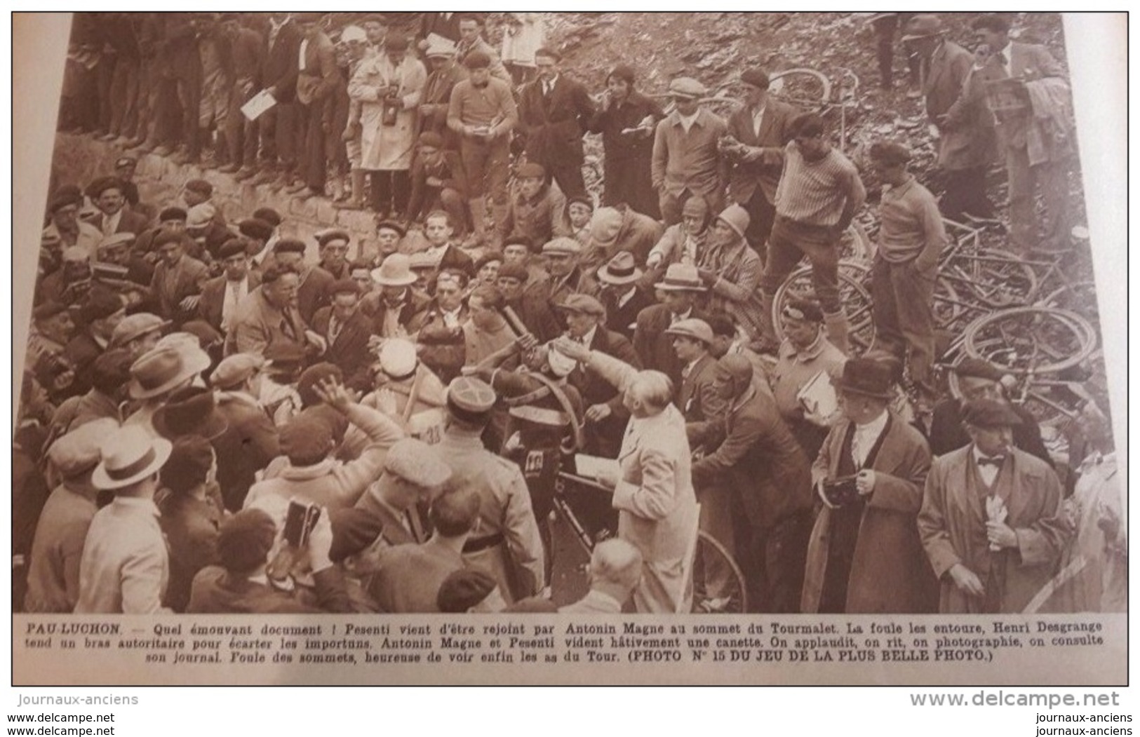 1931 LE TOUR DE FRANCE - PEY REHORADE - SAINT VINCENT DE TYROSSE - PUYMORENS - TOULON LES CHAMPIONS DE RUGBY