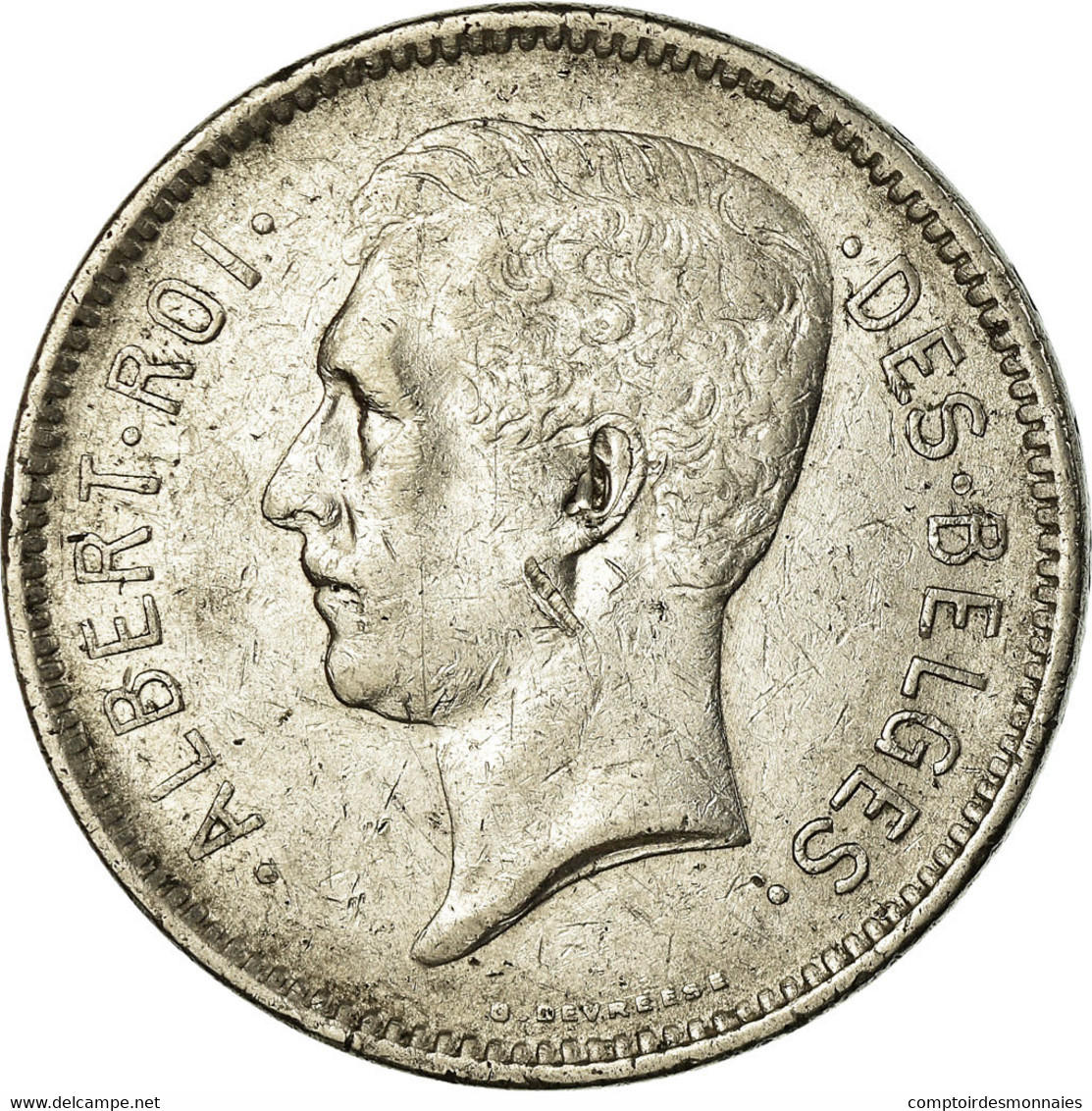 Monnaie, Belgique, 5 Francs, 5 Frank, 1932, TB+, Nickel, KM:97.1 - 5 Francs & 1 Belga