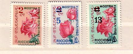 1963 Flora FLOWERS - ROSE     3 V.-MNH  BULGARIA  / Bulgarie - Nuovi