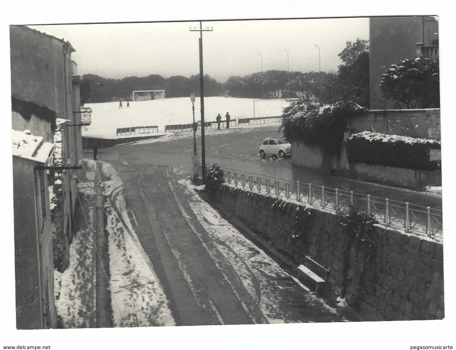 3369 - BORDIGHERA IMPERIA ECCEZIONALE NEVICATA DICEMBRE 1968 - Altri & Non Classificati