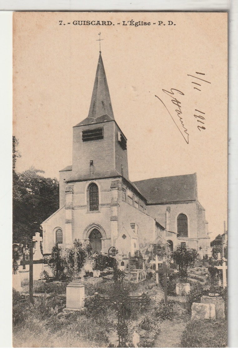 60 - GUISCARD - L'Eglise - Guiscard