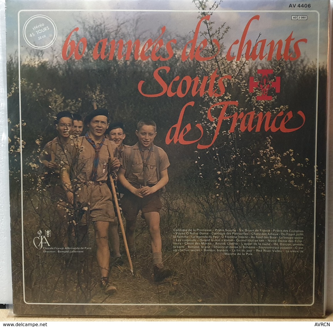 60 ANNEES DE CHANTS SCOUTS DE FRANCE / DOUBLE ALBUM VINYLE LP 45 TRS / 30 CM / 1982 - Formats Spéciaux