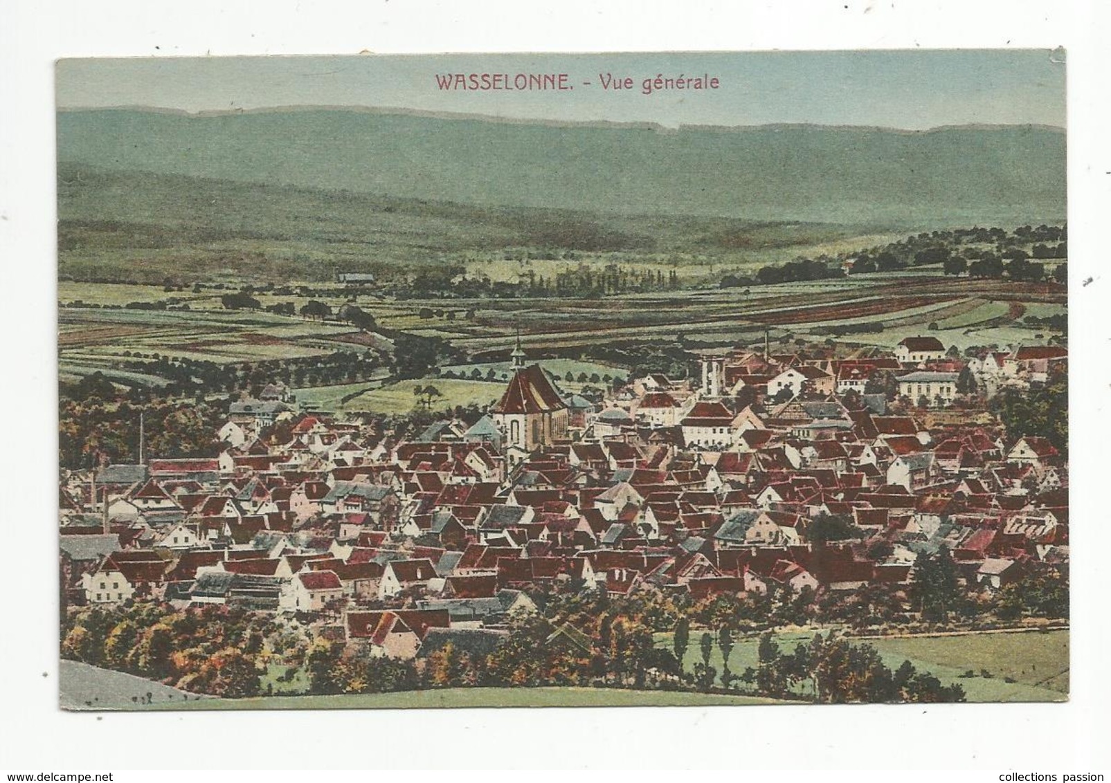 Cp  , 67 ,WASSELONNE ,vue Générale ,voyagée 1939 - Wasselonne