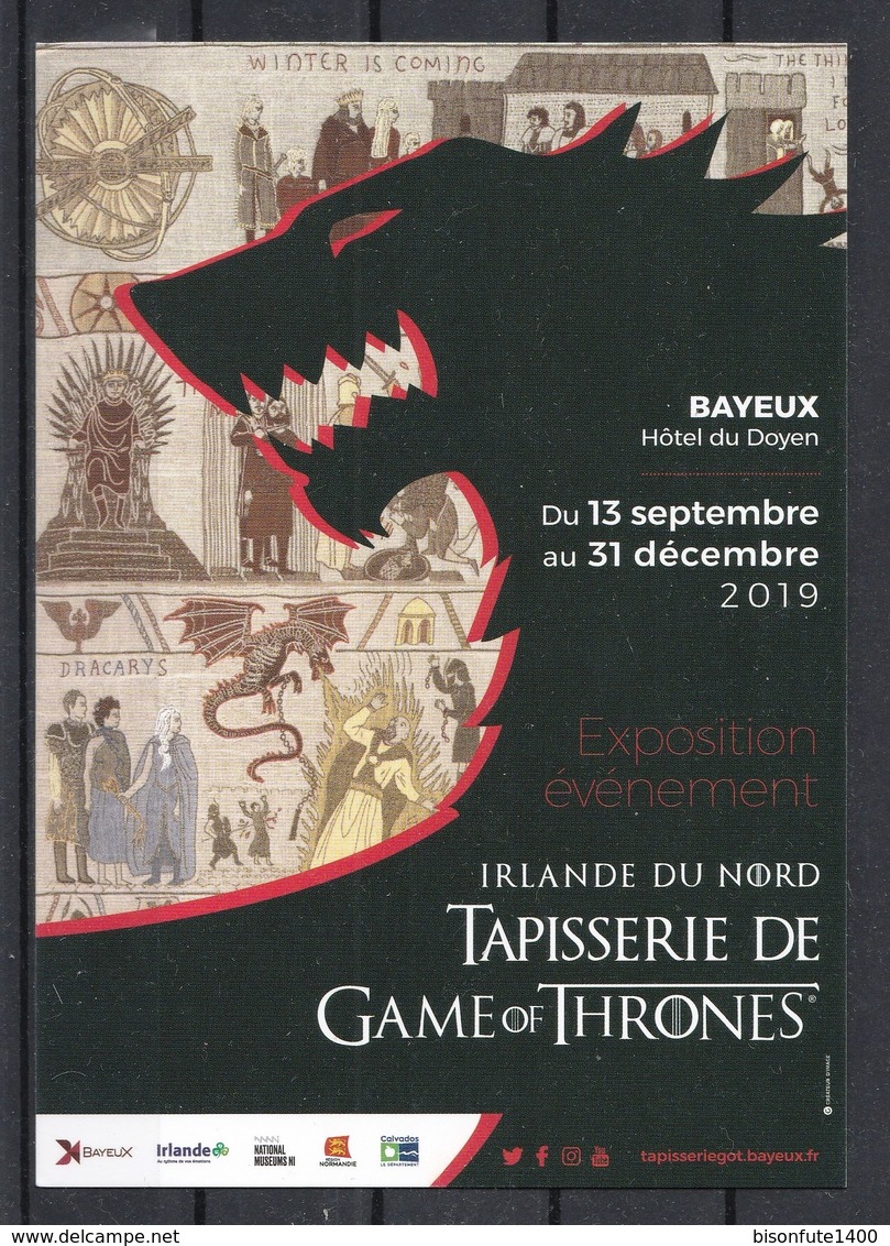 CP Exposition De Tapisserie De Game Of Thrones à Bayeux En 2019. - Esposizioni