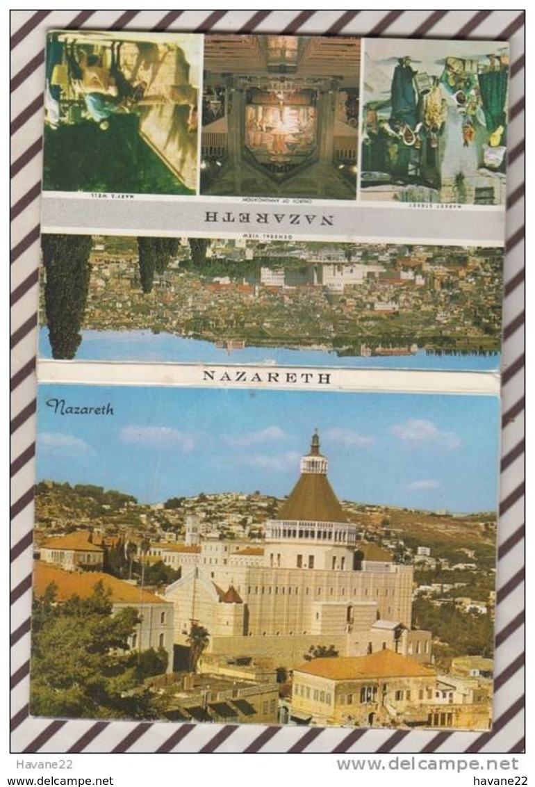 3AC82 NAZARETH CARNET DE 10 VUES VOITURES EN GROS PLAN 5 Scans - Israel