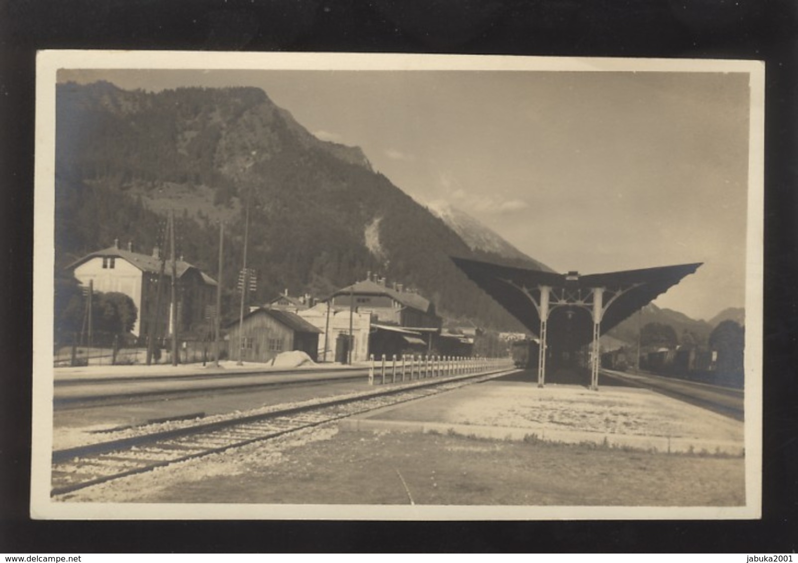 SLOVENIA JESENICE TRAIN STATION OLD POSTCARD - Slovénie