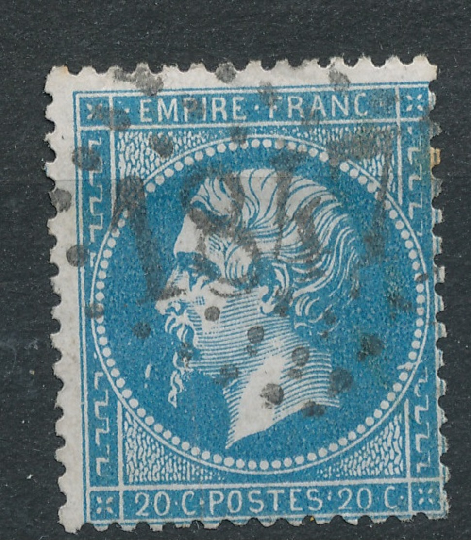N°22 VARIETE MARQUEE AU VERSO. - 1862 Napoléon III.