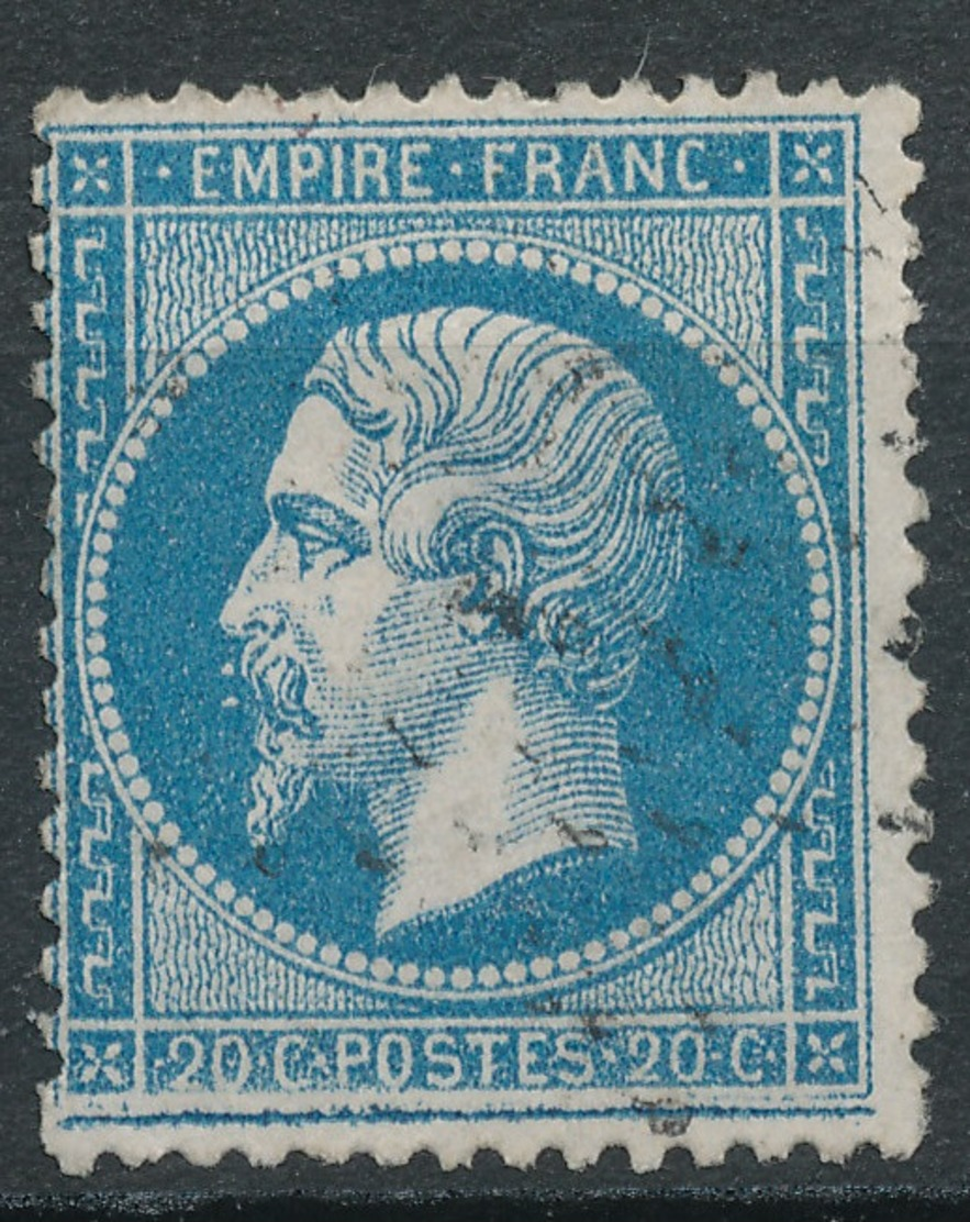 N°22 VARIETE MARQUEE AU VERSO. - 1862 Napoléon III.