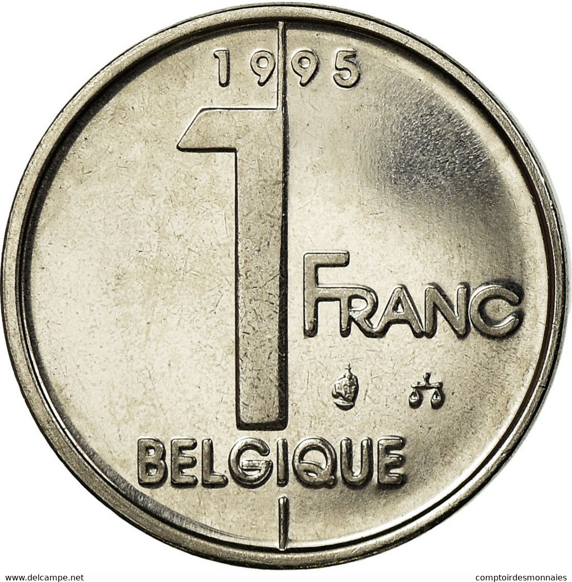 Monnaie, Belgique, Albert II, Franc, 1995, Bruxelles, FDC, Nickel Plated Iron - 1 Frank