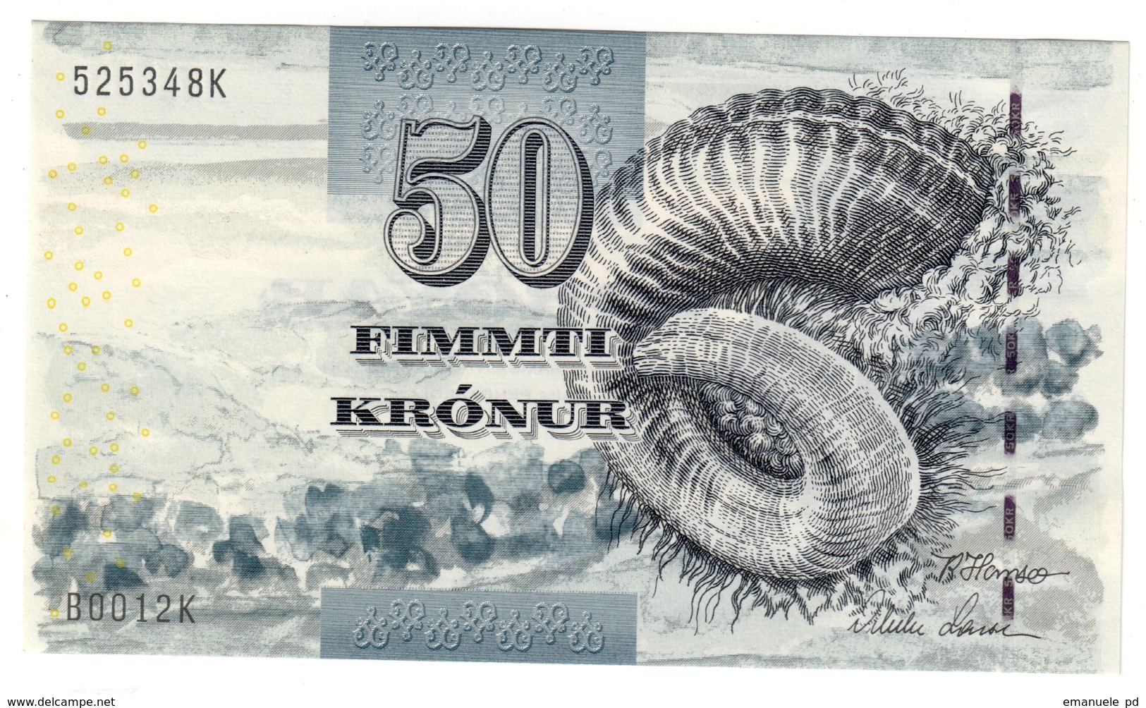 FAEROE	50	KRONUR	2001	P24	UNC			.CV. - Färöer Inseln