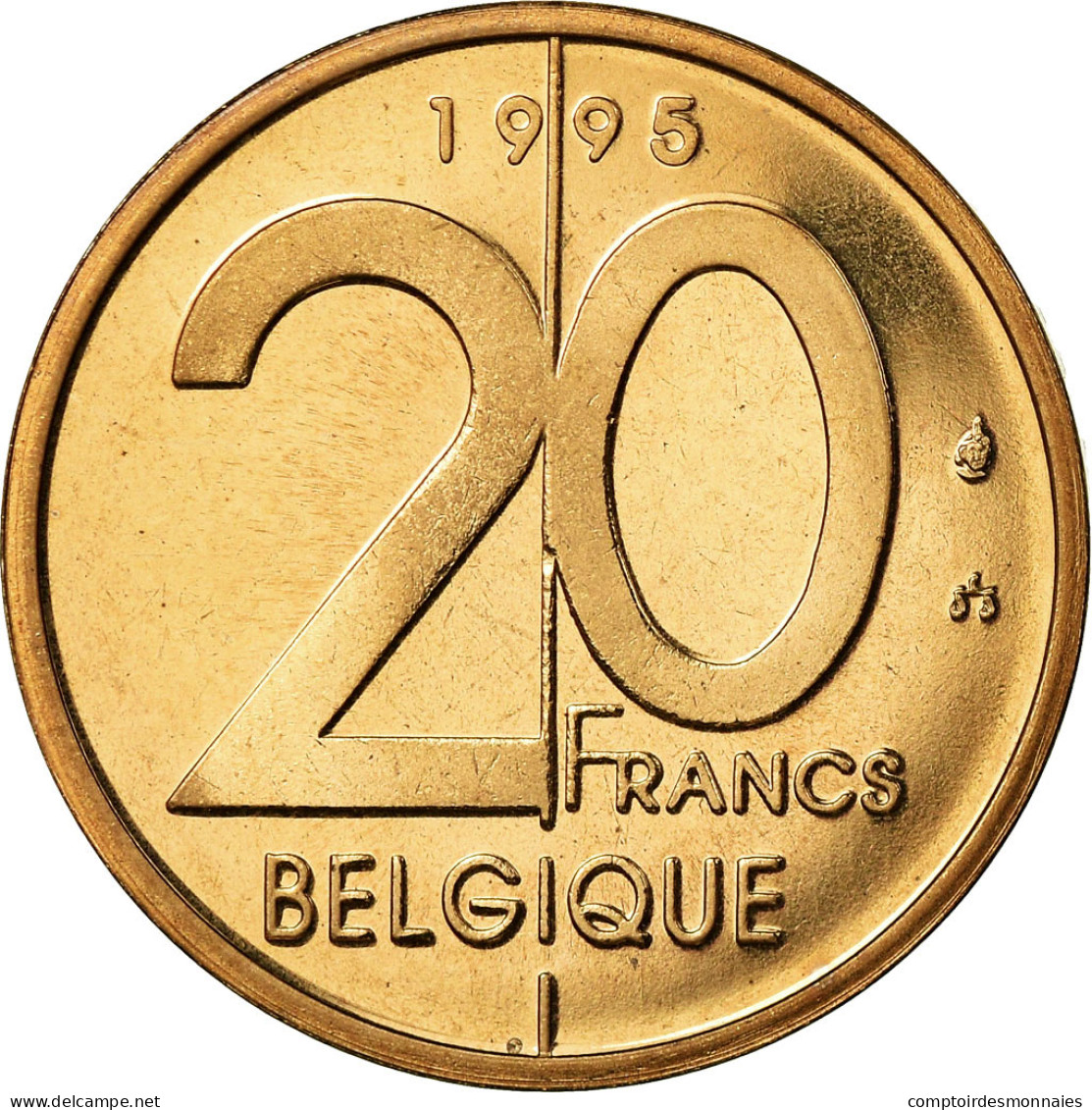 Monnaie, Belgique, 20 Francs, 20 Frank, 1995, Bruxelles, FDC, Nickel-Bronze - 20 Francs