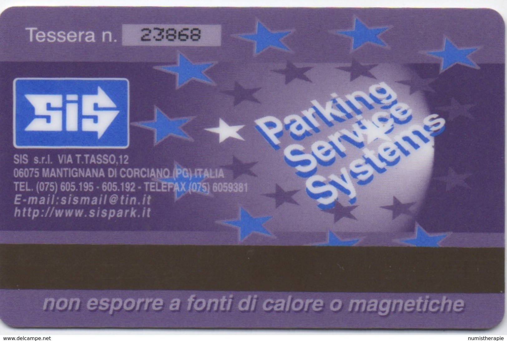 Carte Parking : Mantignana Di Corciano Italie - Autres & Non Classés
