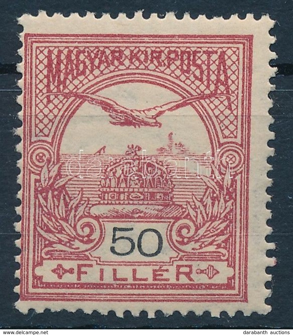 * 1908 Turul 50f 2. Vízjelállás (44.000) Certificate: Glatz - Autres & Non Classés