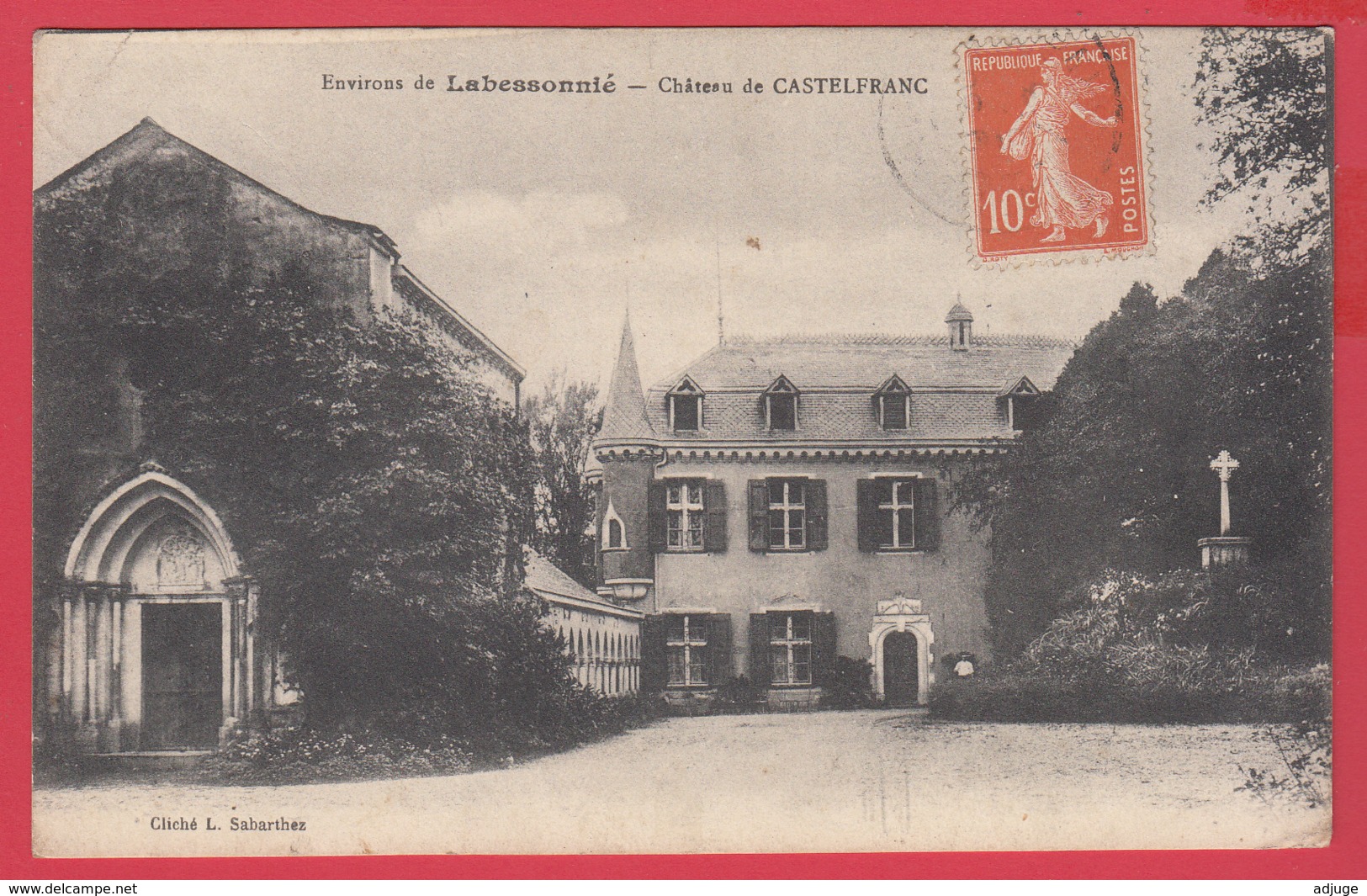 CPA-81- LABESSONNIÉ - Château De CASTELFRANC - L. Sabarthez*  2 SCAN- - Montredon Labessonie