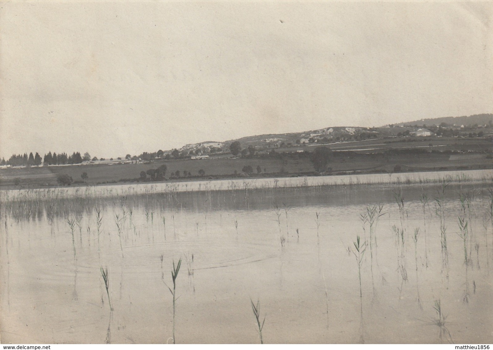 Photo Vers 1900 CLAIRVAUX-DU-JURA (les-Lacs) - Une Vue, Le Lac (A219, Ww1, Wk 1) - Autres & Non Classés