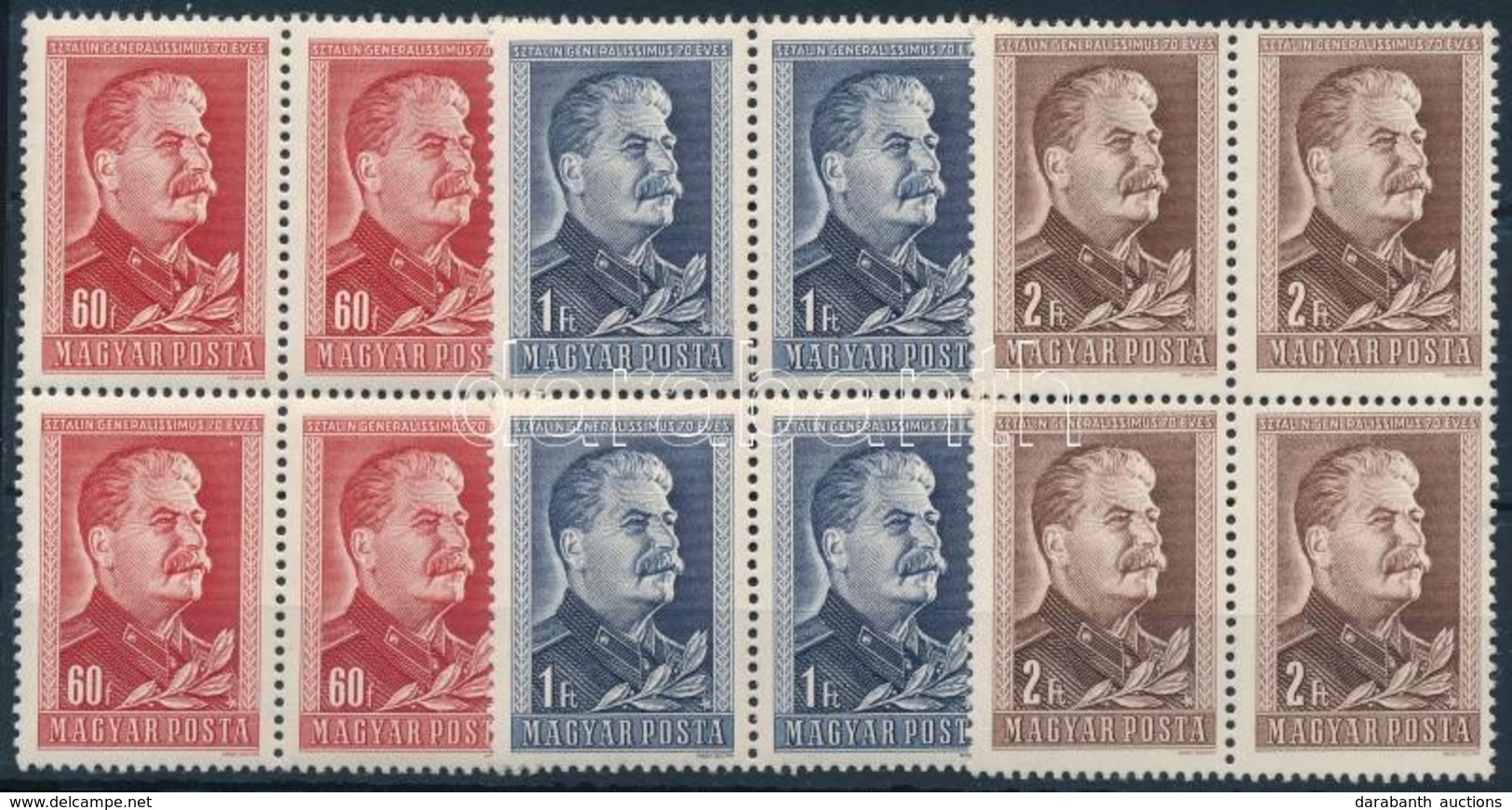 ** 1949 Sztálin Sor Négyes Tömbökben - Other & Unclassified